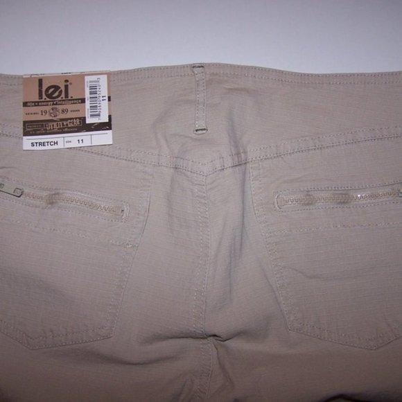 L.E.I. Stretch Utility Pants Size 11 NWT - Picture 5 of 5